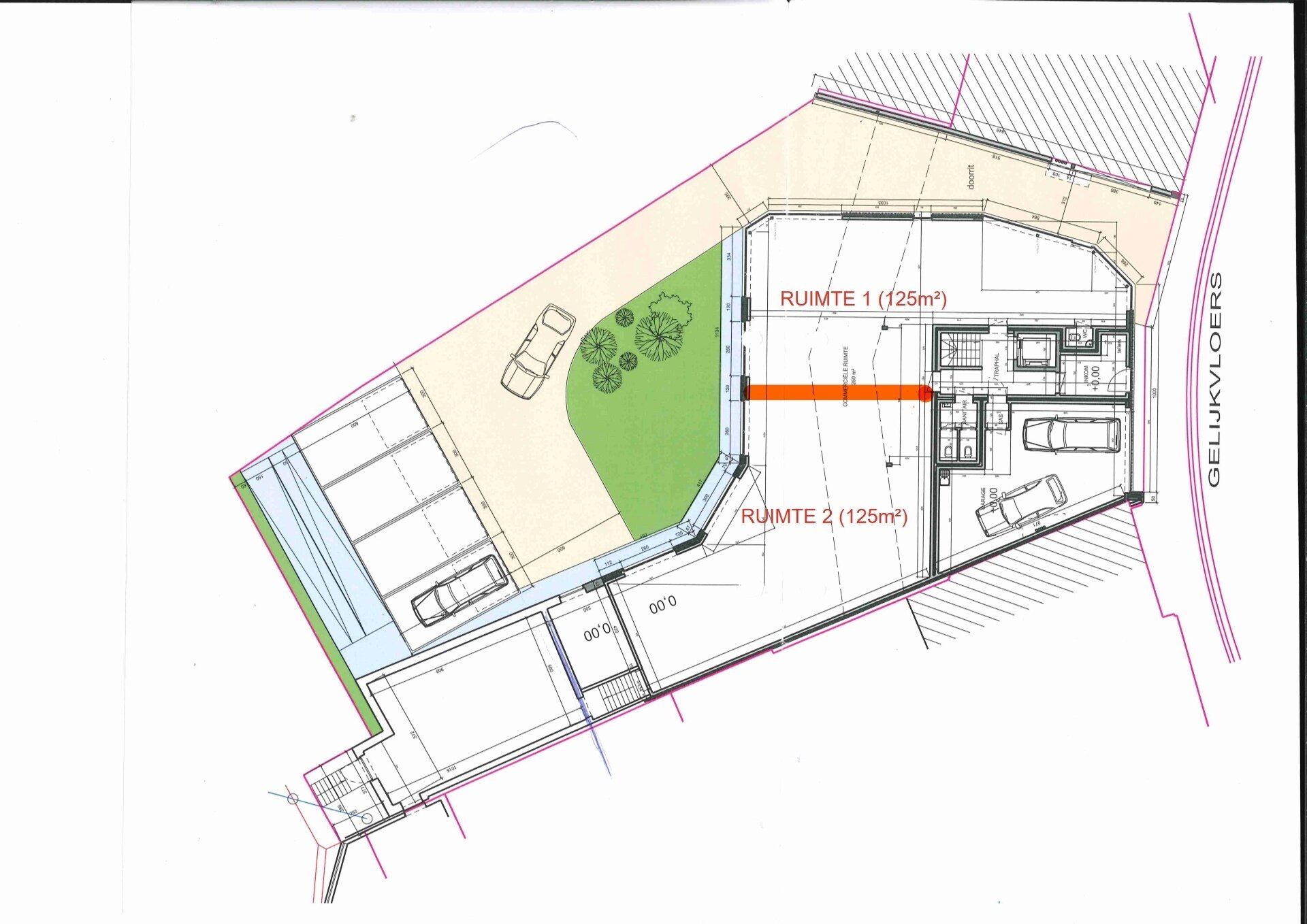 Handel-kantoor-opbrengst te huur in OPWIJK