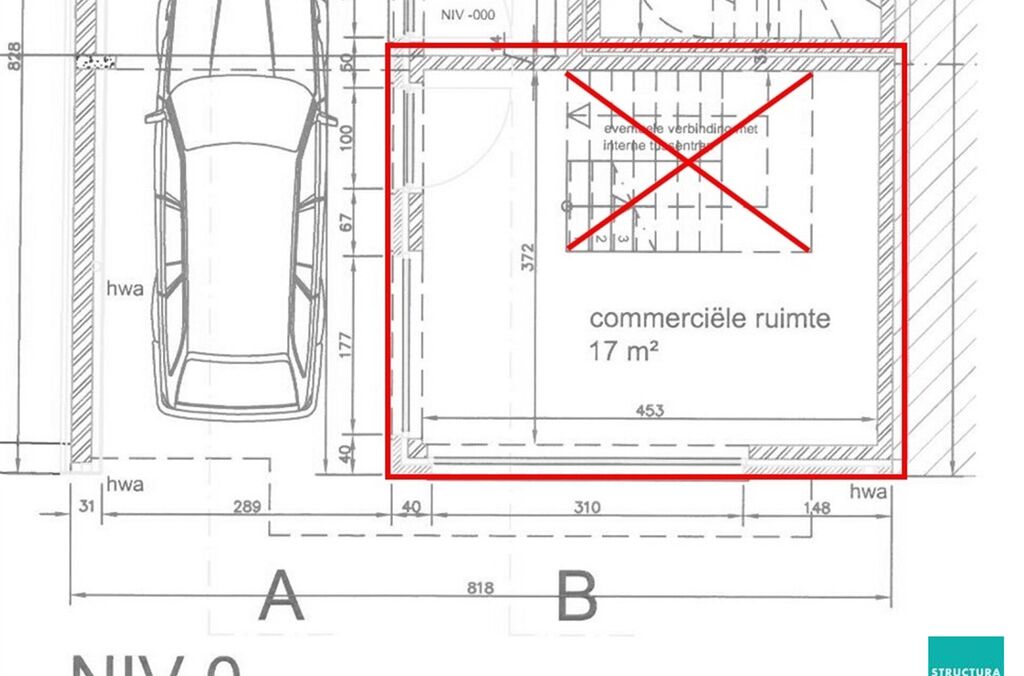 Commerce-Bureaux-Rapport à louer à OPWIJK