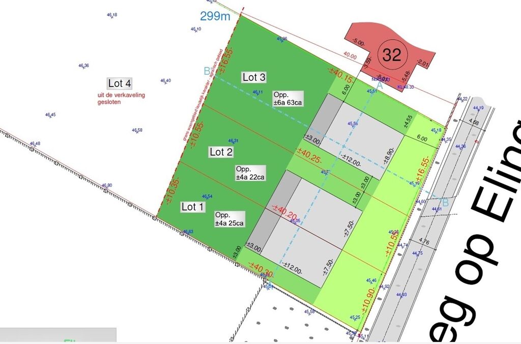 Terrain &agrave; b&acirc;tir &agrave; vendre &agrave; ELINGEN