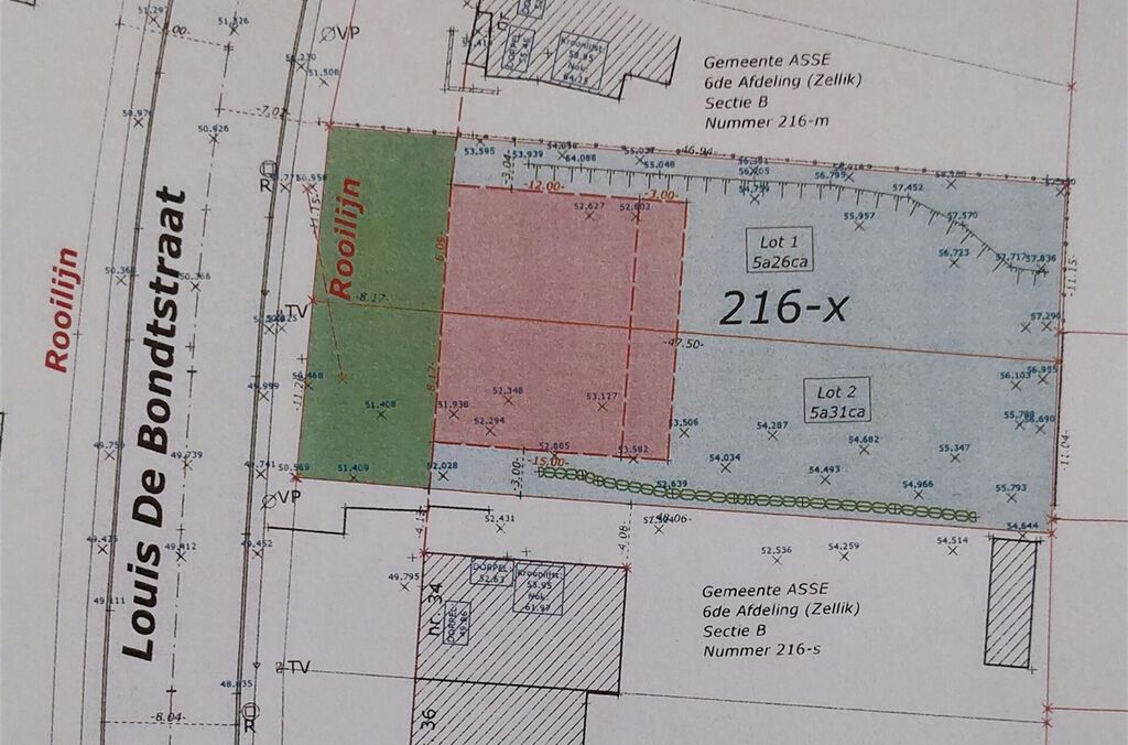 Terrain &agrave; b&acirc;tir &agrave; vendre &agrave; ZELLIK