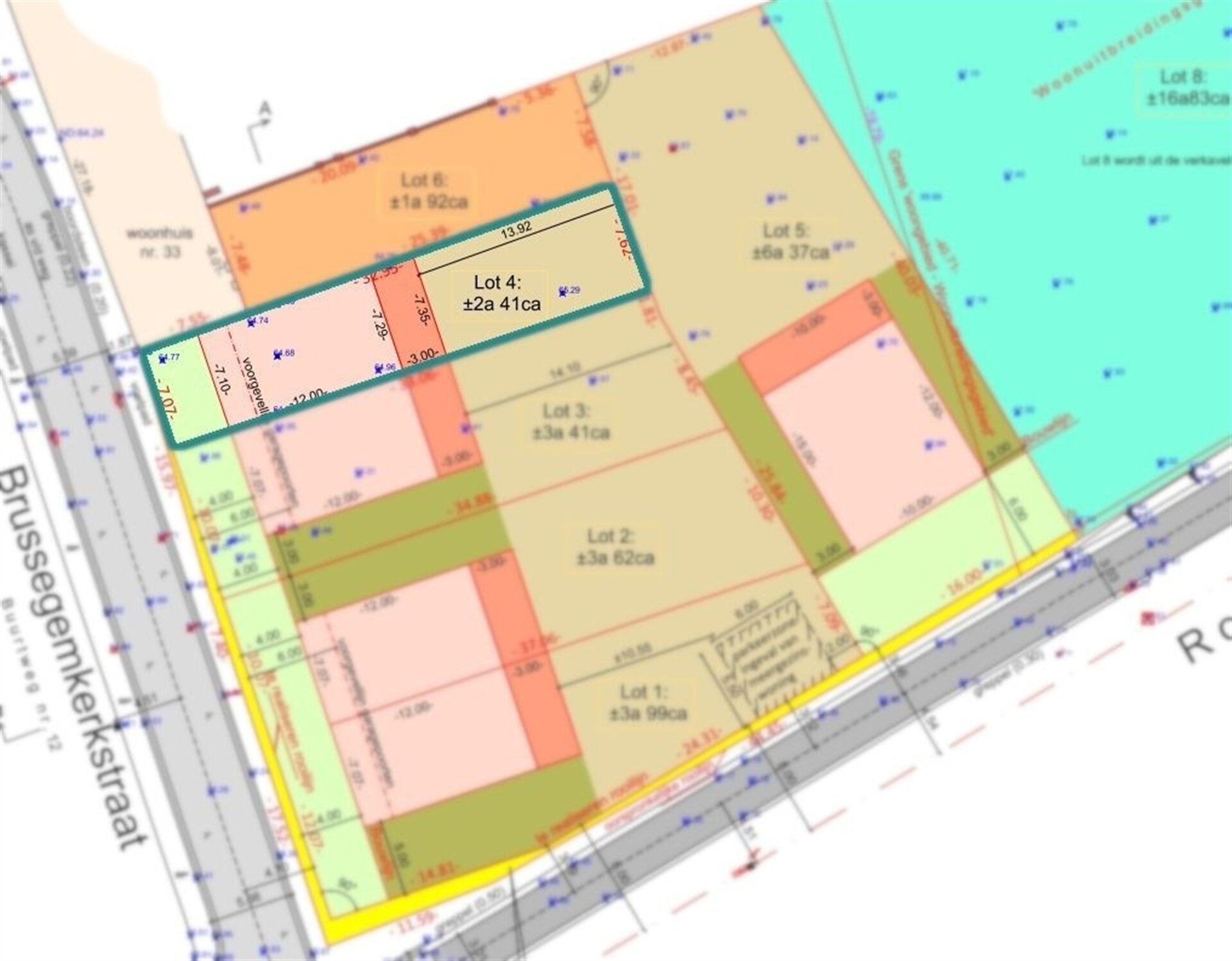 Terrain à bâtir à vendre à BRUSSEGEM