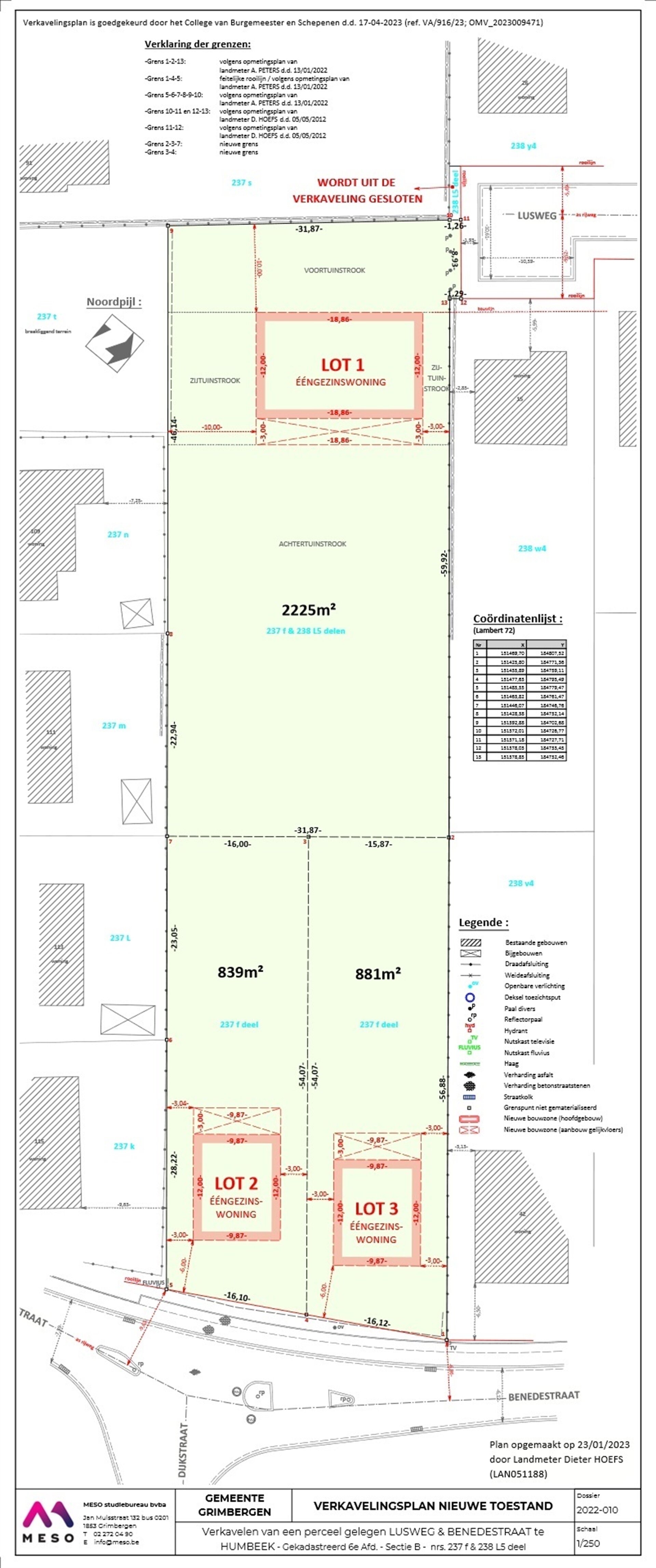 Terrain à bâtir à vendre à HUMBEEK